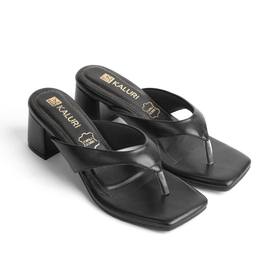 Sandalia Elegante de Mujer - Ayla Negro