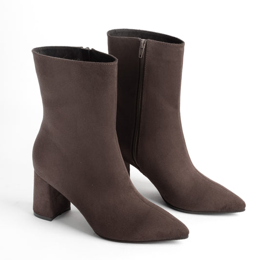 Botín de Gamuza para Mujer – kiara 03G Marrón