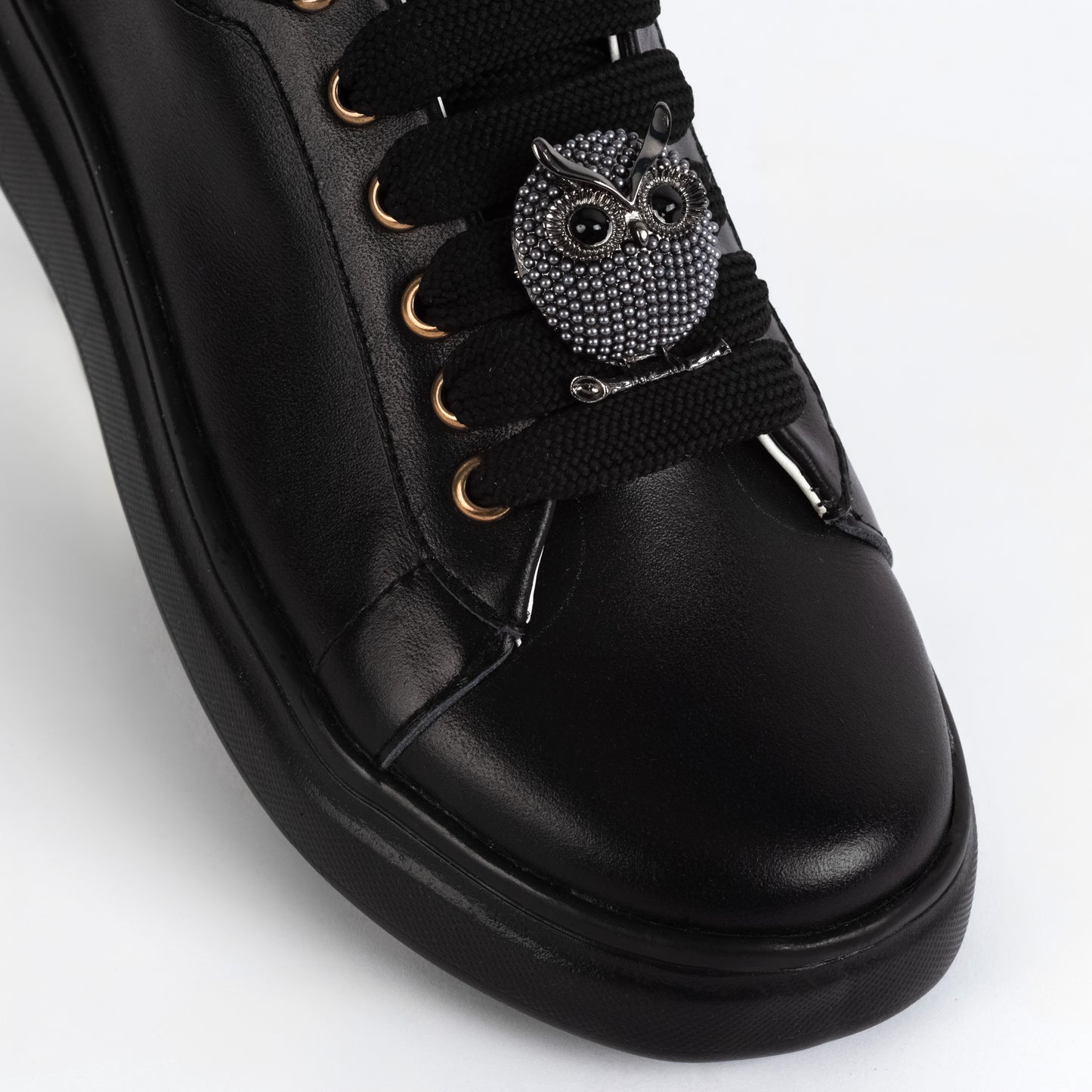 Zapatillas Urbanas de Cuero para Mujer - Búho