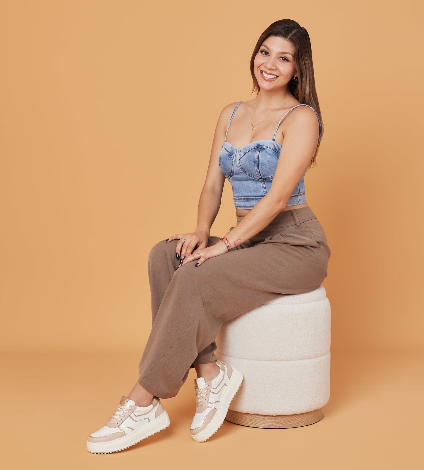 Zapatilla Blanca de Cuero - Vienna