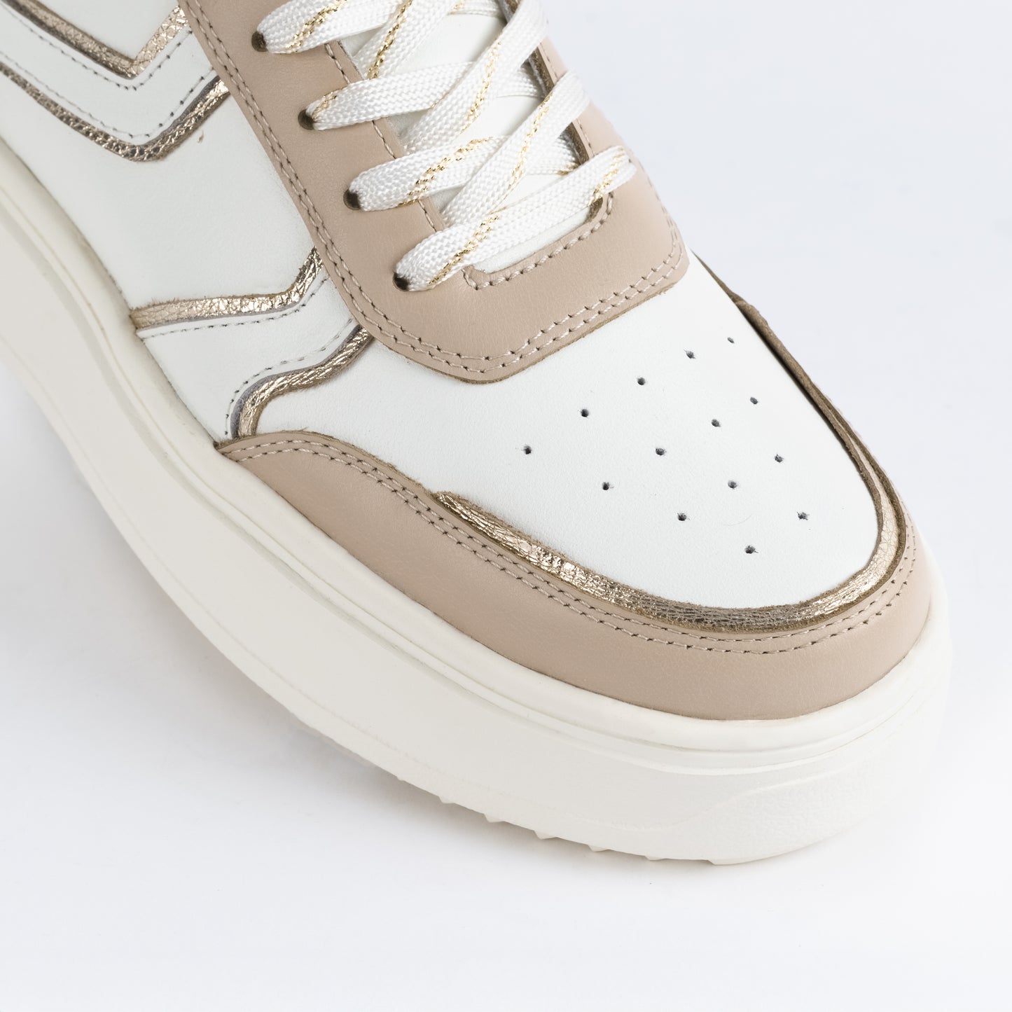 Zapatilla Blanca de Cuero - Vienna