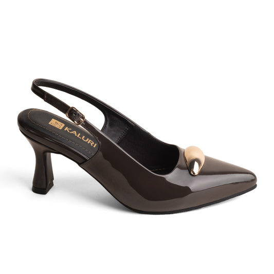 Stiletto Elegante de Mujer - Arlett Chocolate