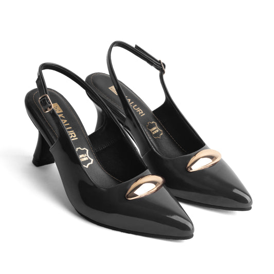 Stiletto Elegante de Mujer - Arlett Negro
