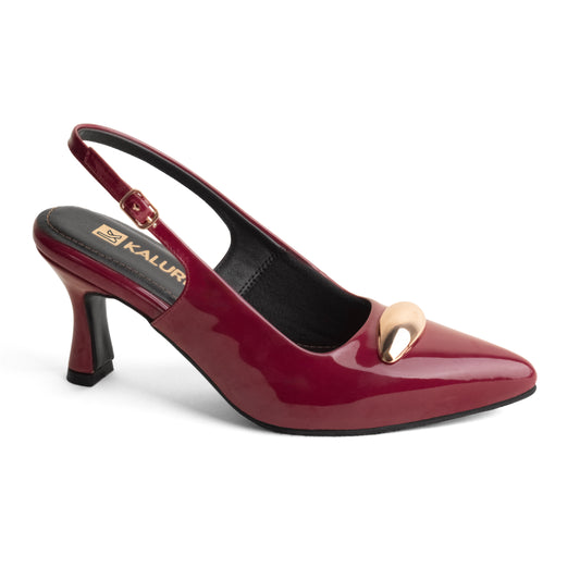 Stiletto Elegante de Mujer - Arlett Vino
