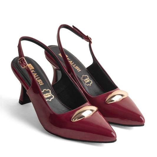 Stiletto Elegante de Mujer - Arlett Vino