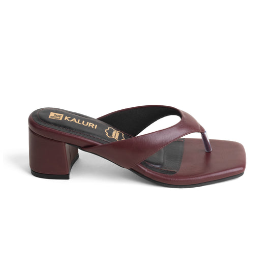 Sandalia Elegante de Mujer - Ayla Vino