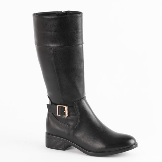 Bota Alta para Mujer –  Luna 05 Negra