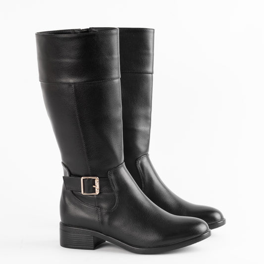 Bota Alta para Mujer –  Luna 05 Negra