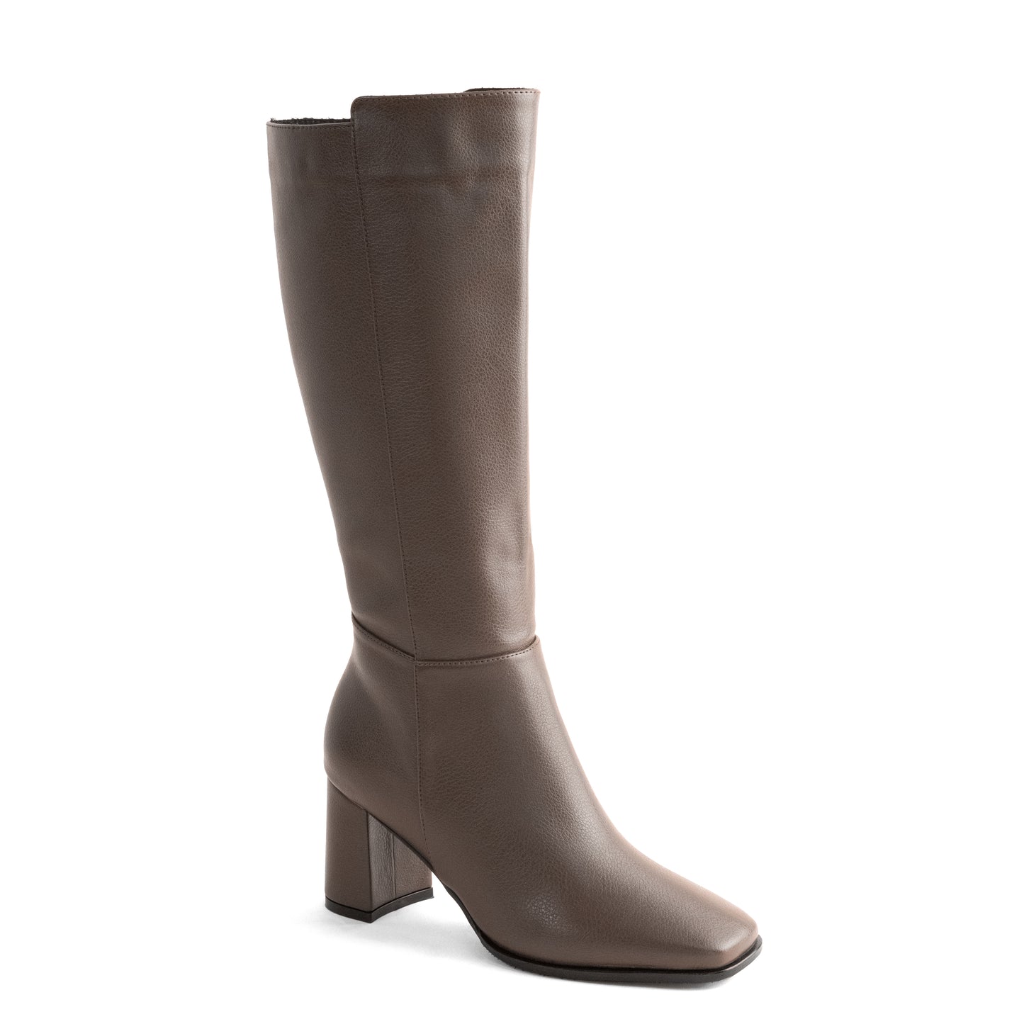 Bota Alta Punta Cuadrada para Mujer –  Tara 01 Chocolate