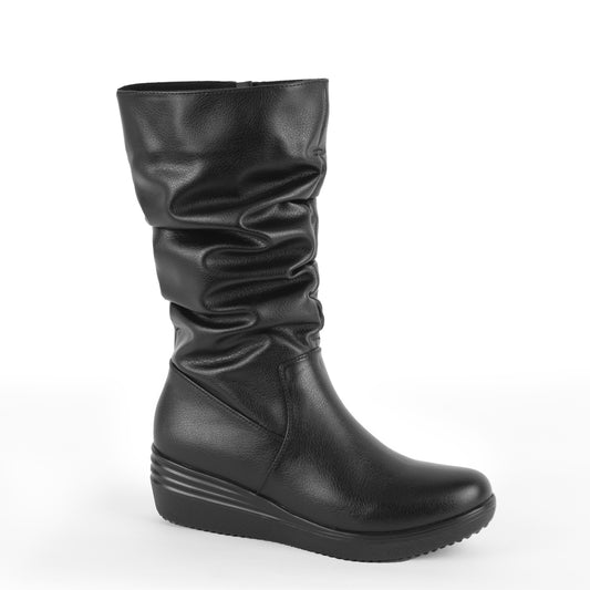 Bota con Plataforma para Mujer - Mary 09 Black