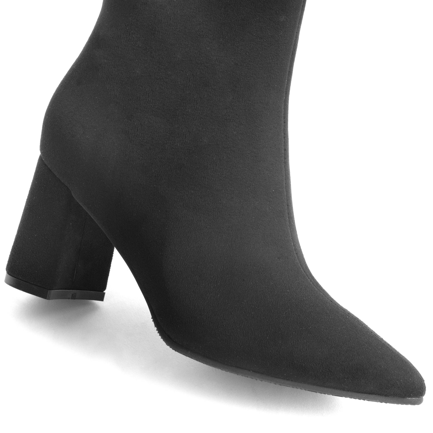 Botín de Gamuza para Mujer –  Kiara 03 Negra