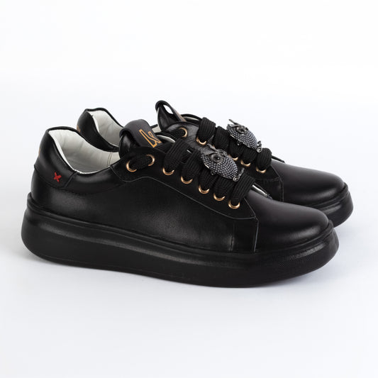 Zapatillas Urbanas de Cuero para Mujer - Búho