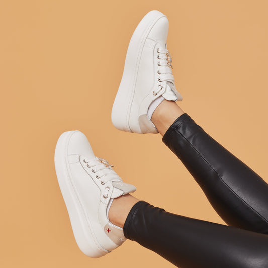 Zapatillas Urbanas de Cuero para Mujer - Florencia