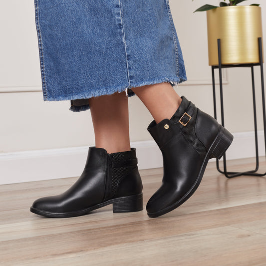 Botín para Mujer – Luna 04 Negro