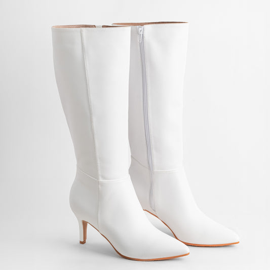 Bota Alta para Mujer –  Kiara 05A Blanco