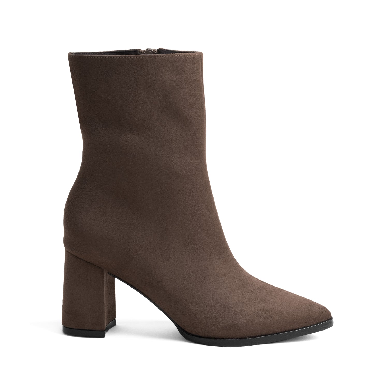 Women's Suede Ankle Boots – kiara 03G Brown