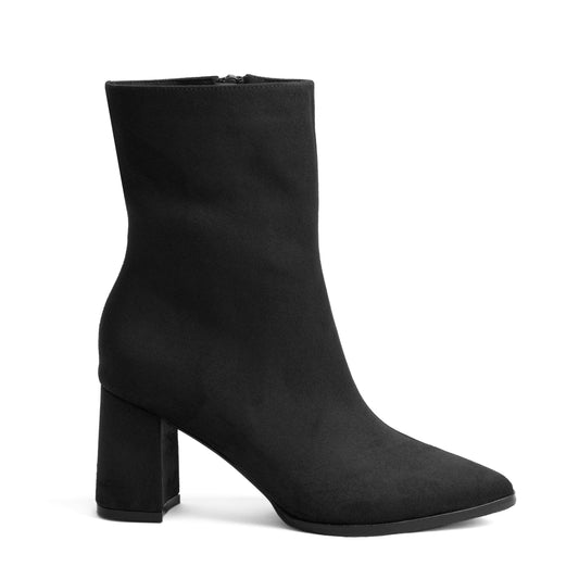 Botín de Gamuza para Mujer –  Kiara 03G  Negra