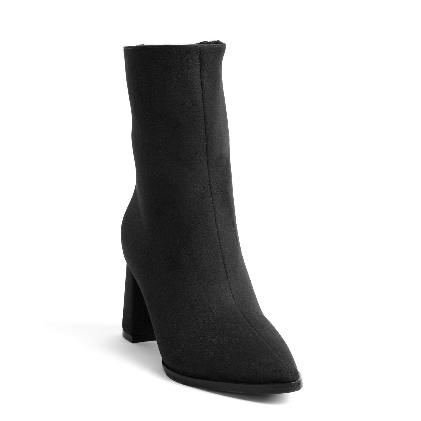 Women's Suede Ankle Boots – Kiara 03 Black 