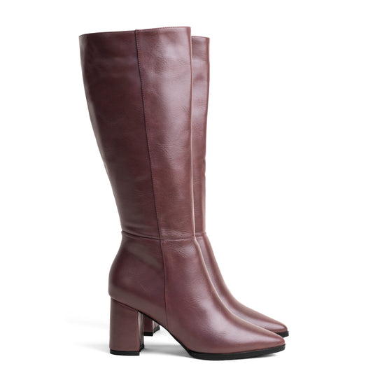 Bota Alta para Mujer –  Kiara 05 Borgoña
