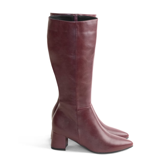 Bota Alta para Mujer –  Kiara 06 Conche Vino