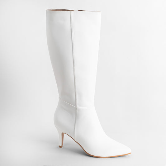 Bota Alta para Mujer –  Kiara 05A Blanco
