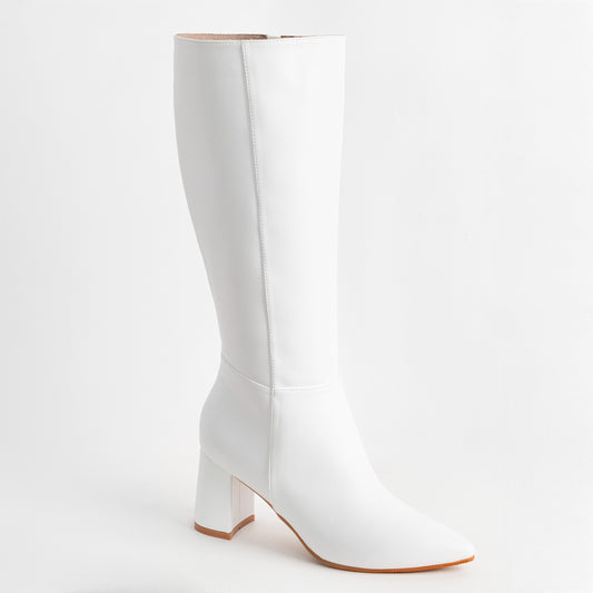 Bota Alta para Mujer –   Kiara 05 Blanco