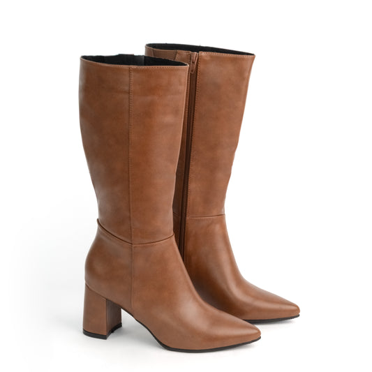 Bota Alta para Mujer –  Kiara 02 Caramelo