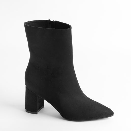 Botín de Gamuza para Mujer –  Kiara 03 Negra