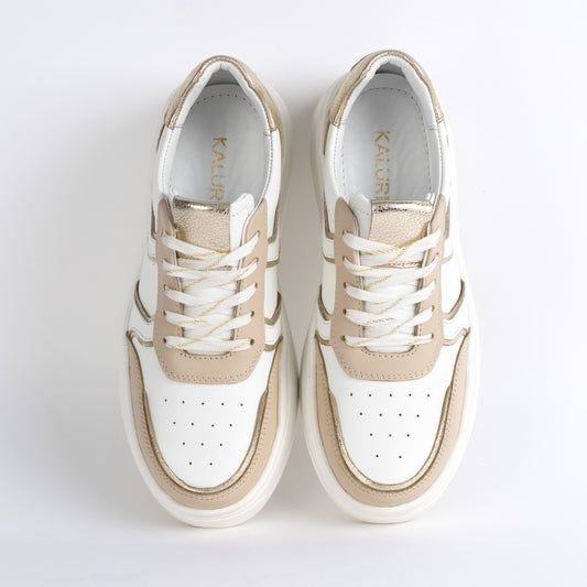 Zapatilla Blanca de Cuero - Vienna