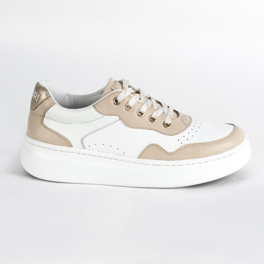 Zapatilla Blanca de Cuero - Lisboa