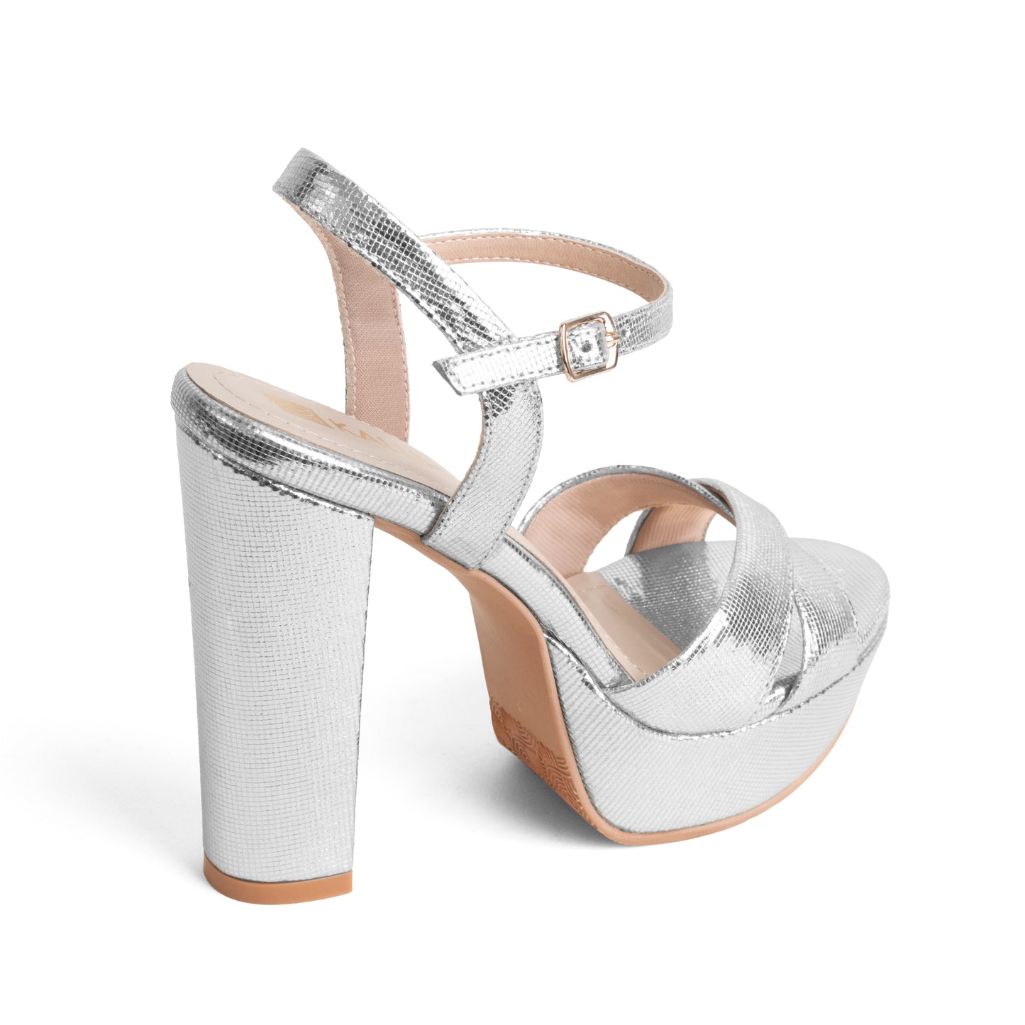 Taco Elegante de Mujer - Paris Plateado