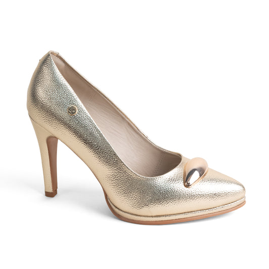 Sandalia Elegante de Mujer - Regina Dorado