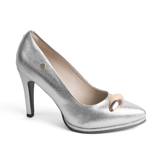 Sandalia Elegante de Mujer - Regina Plata