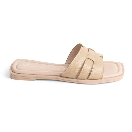 Sandalia Elegante de Mujer - Carezza Beige