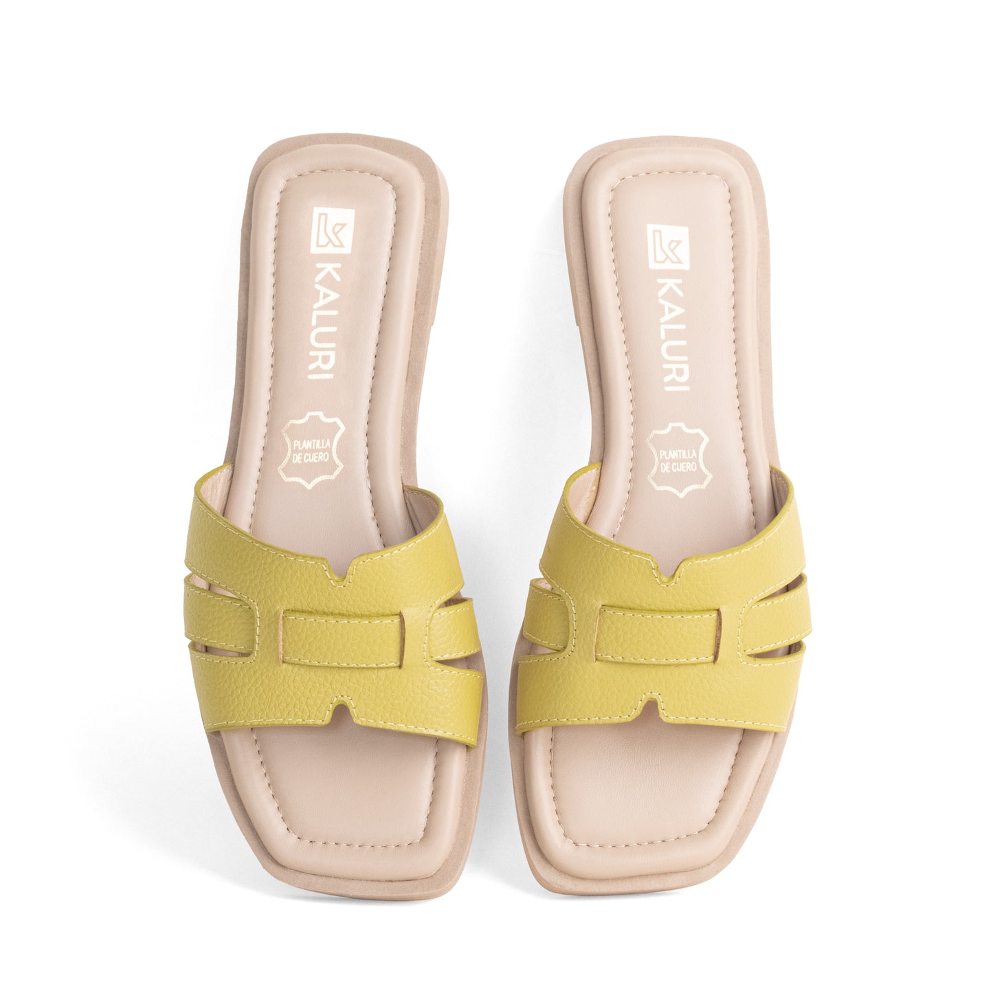 Sandalia Elegante de Mujer - Carezza Verde Limón