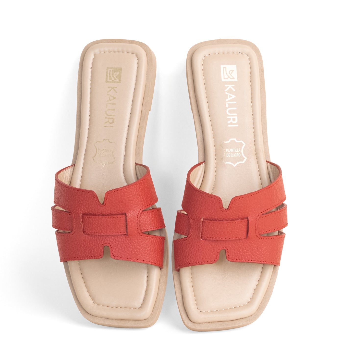 Sandalia Elegante de Mujer - Carezza Rojo