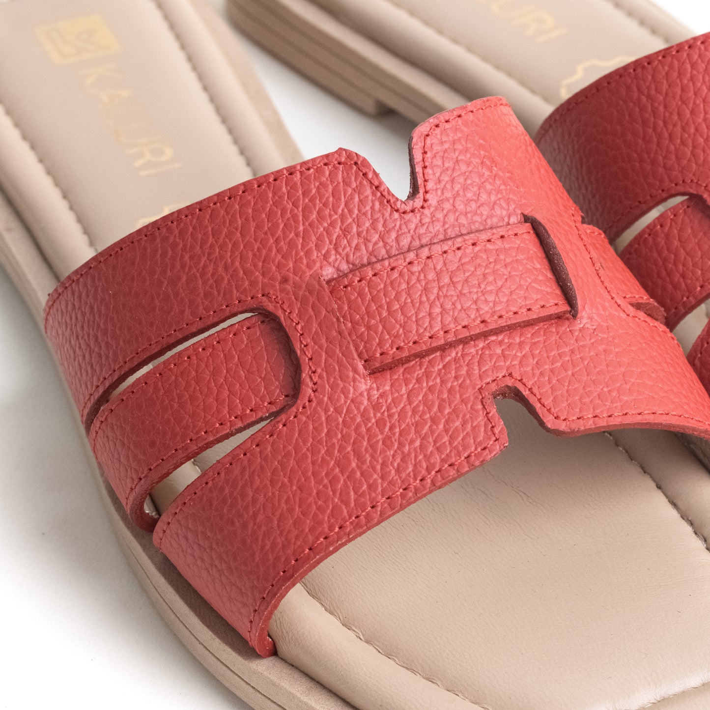 Sandalia Elegante de Mujer - Carezza Rojo