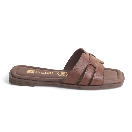 Sandalia Elegante de Mujer - Carezza Chocolate