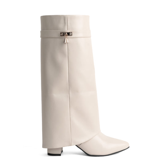Bota Alta para Mujer – Shark Hueso