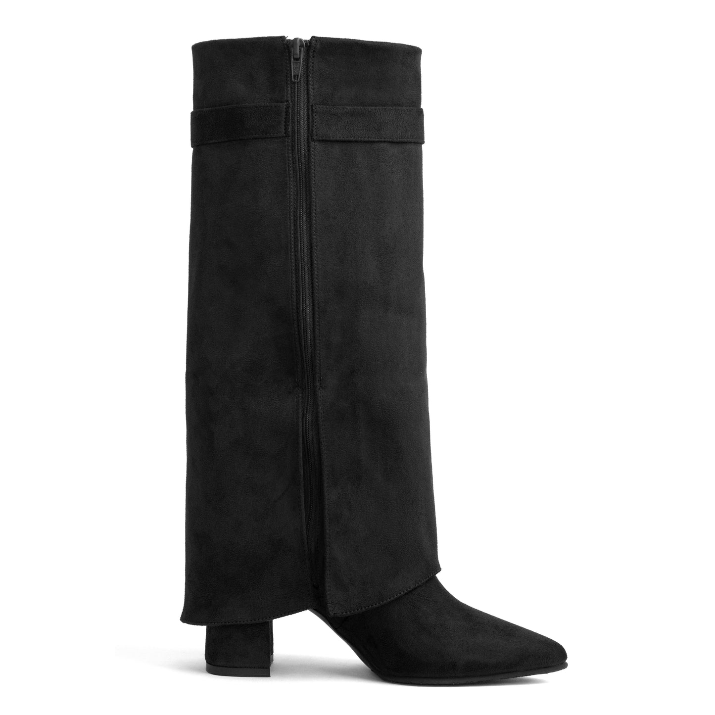 Bota Alta para Mujer – Shark Gamuza Negro