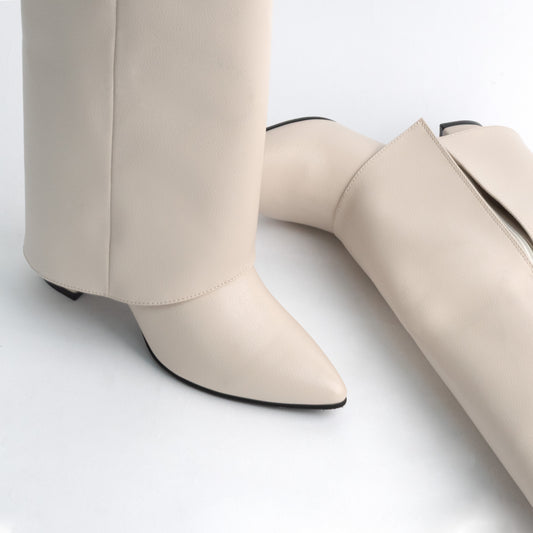 Bota Alta para Mujer – Shark Hueso