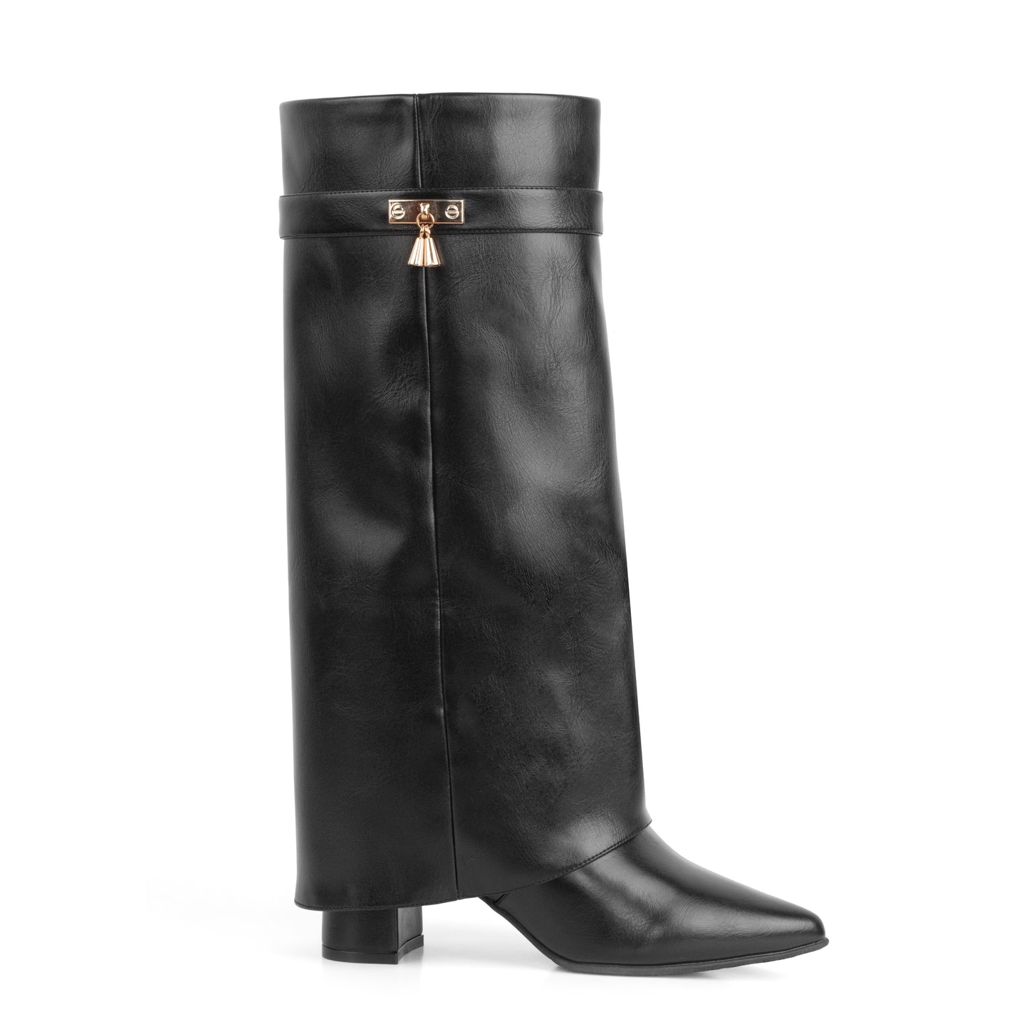 Bota Alta para Mujer – Shark 01 Negro