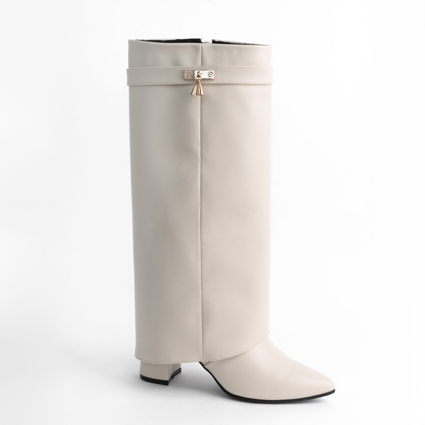 Bota Alta para Mujer – Shark Hueso