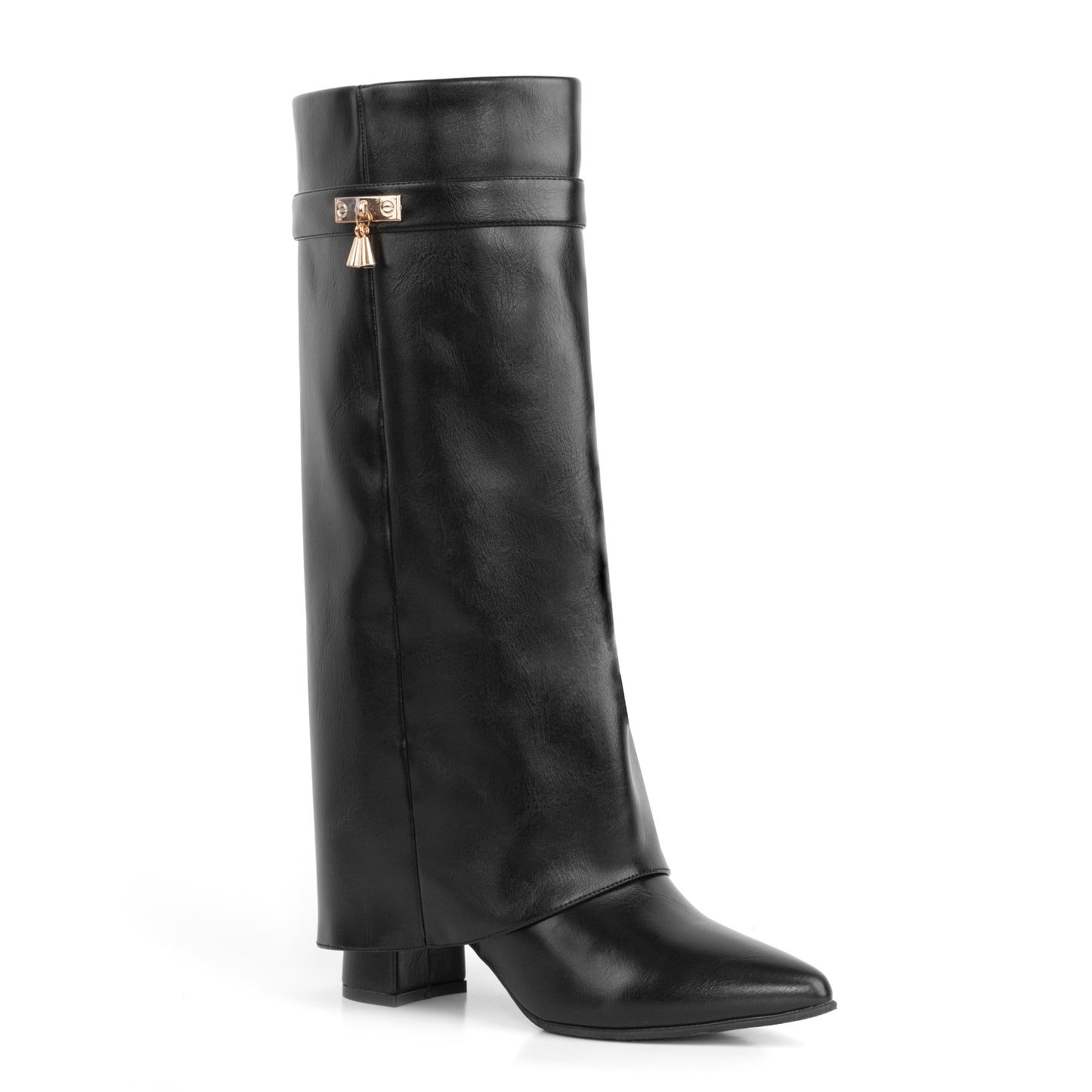 Bota Alta para Mujer – Shark 01 Negro
