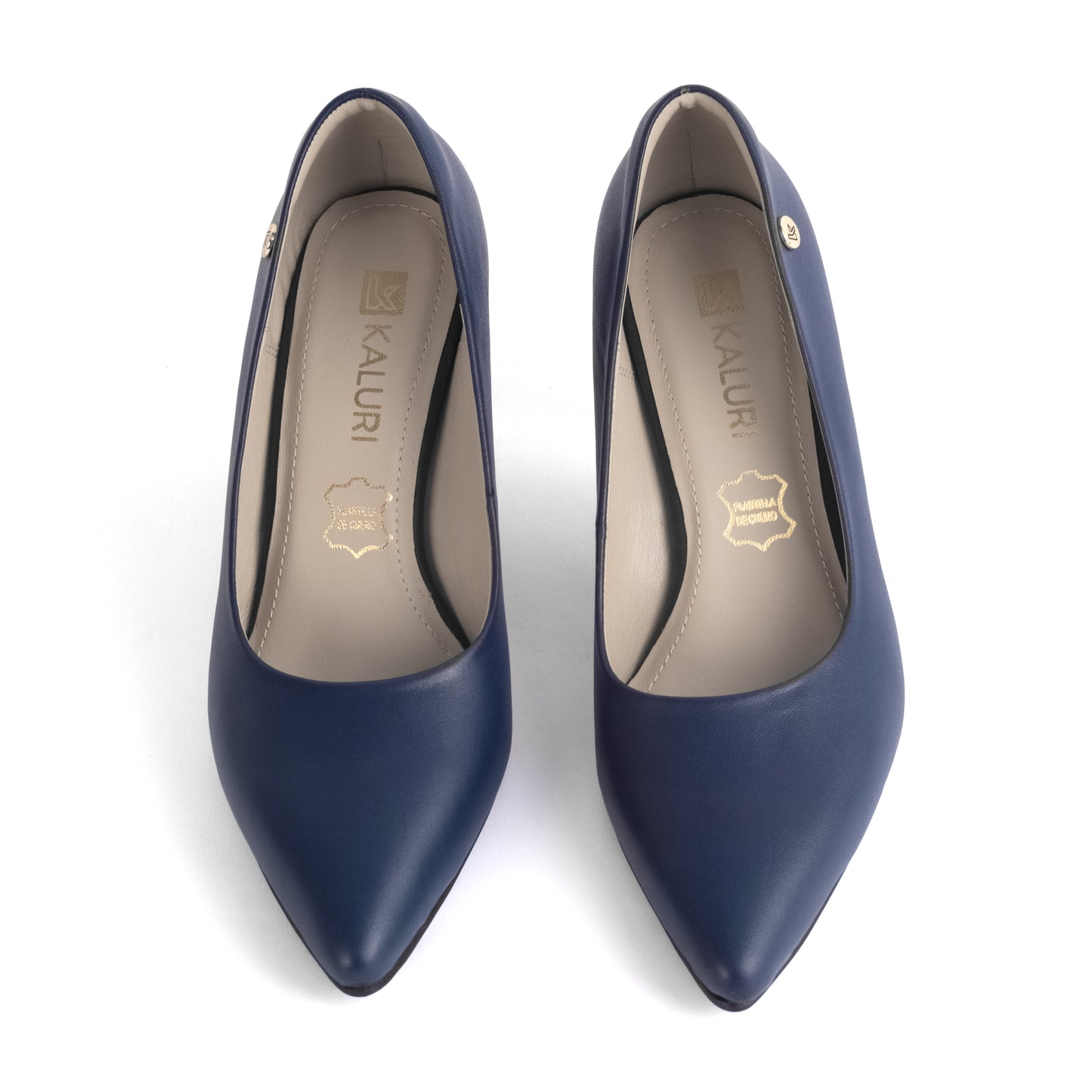 Stiletto Kalu 01 Azul – Zapato de Cuero