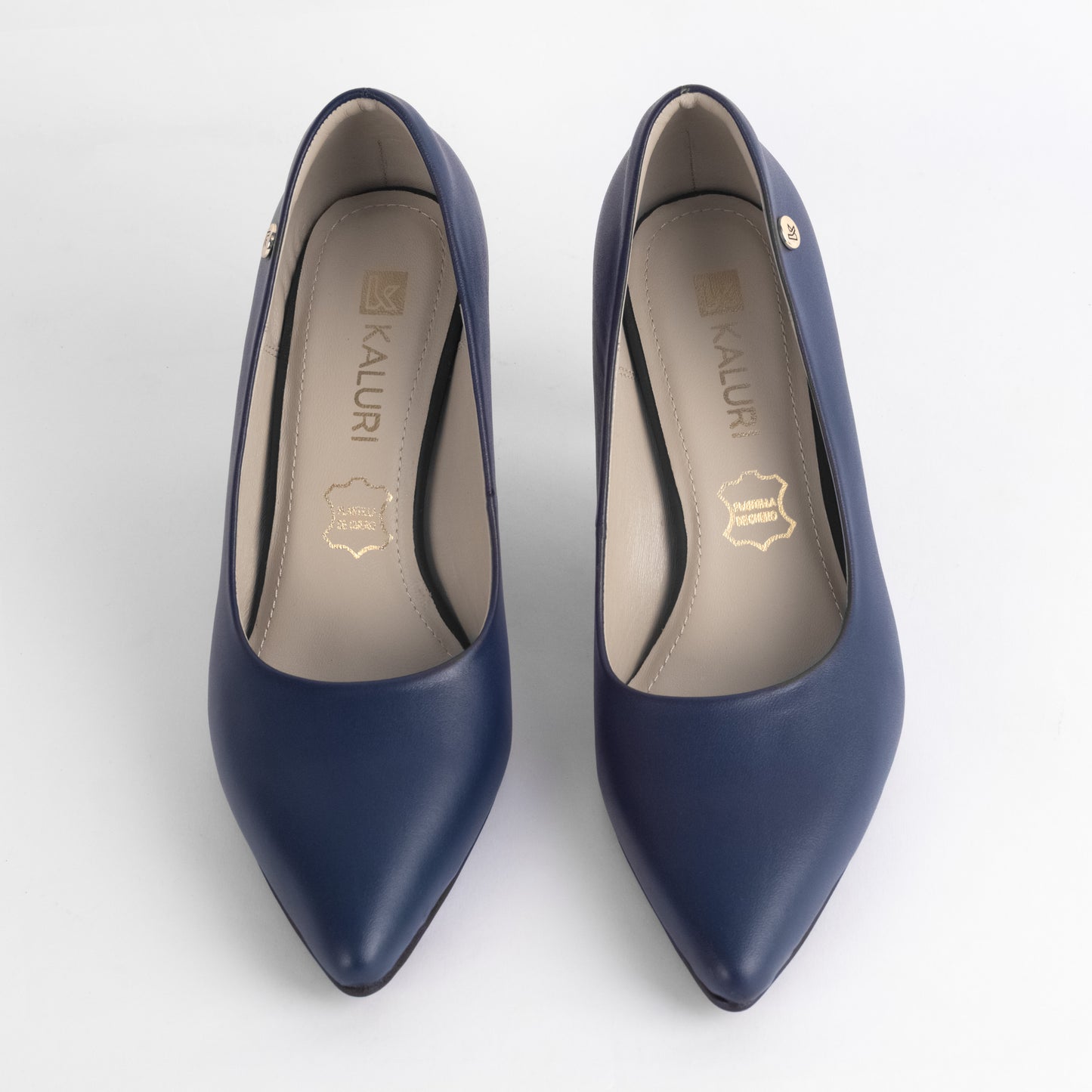 Stiletto Kalu 01 Azul – Zapato de Cuero