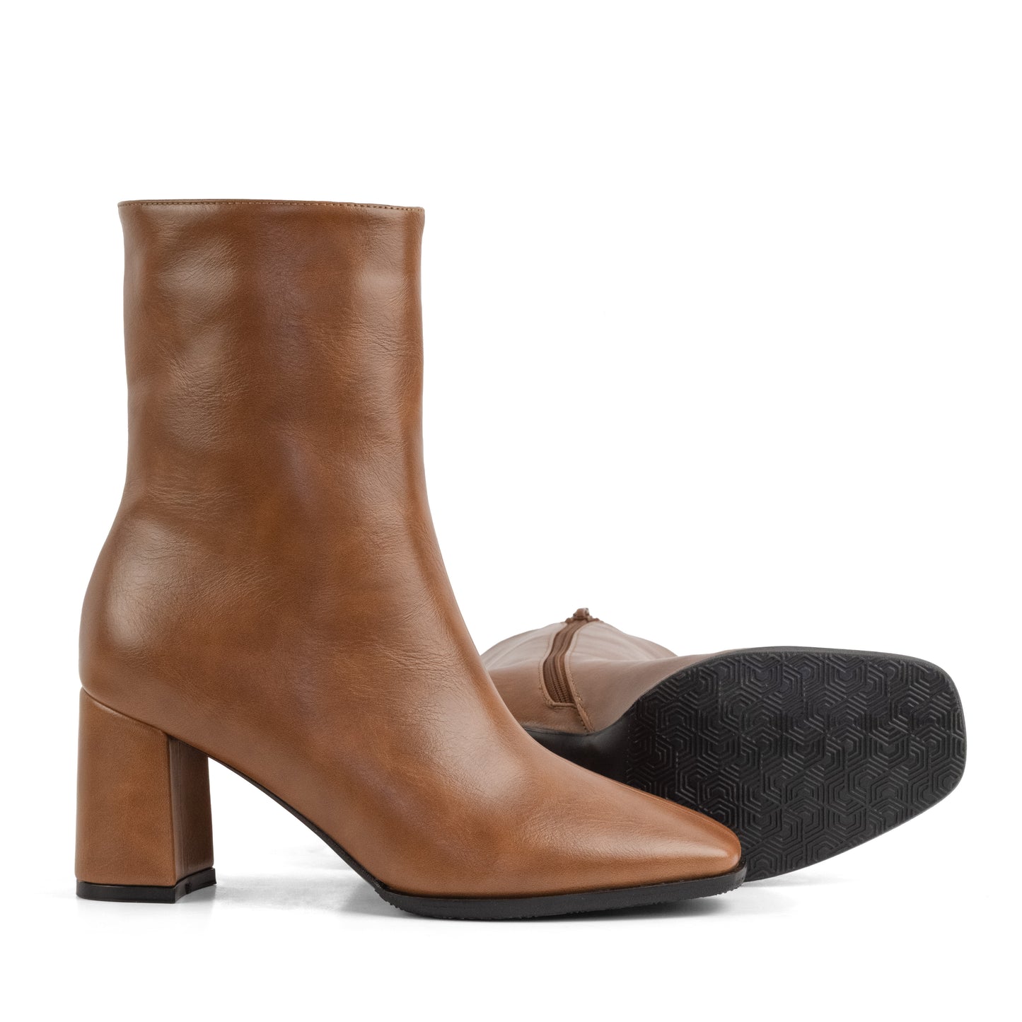 Women's Square Toe High Boot – Tara 01 Chocolate