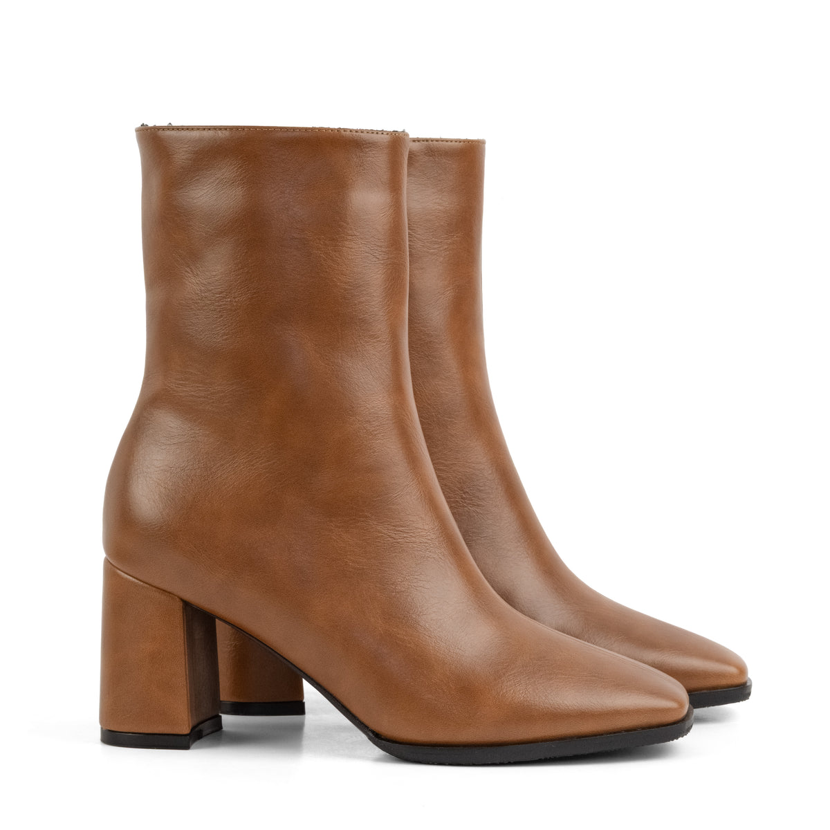 Women's Square Toe High Boot – Tara 01 Chocolate