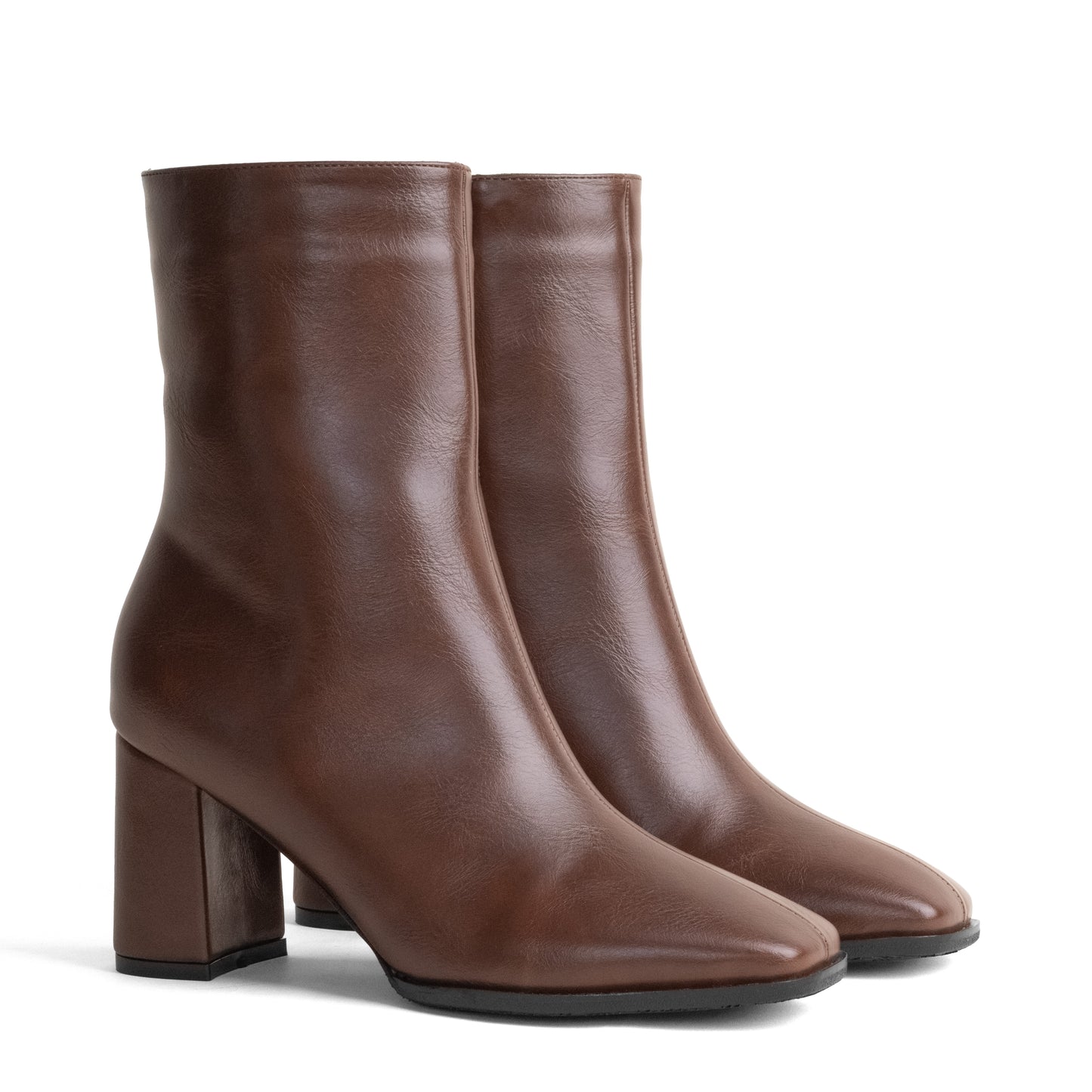 Women's Square Toe High Boot – Tara 01 Chocolate