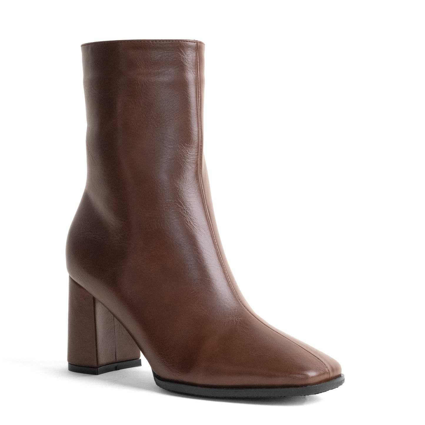 Women's Square Toe High Boot – Tara 01 Chocolate